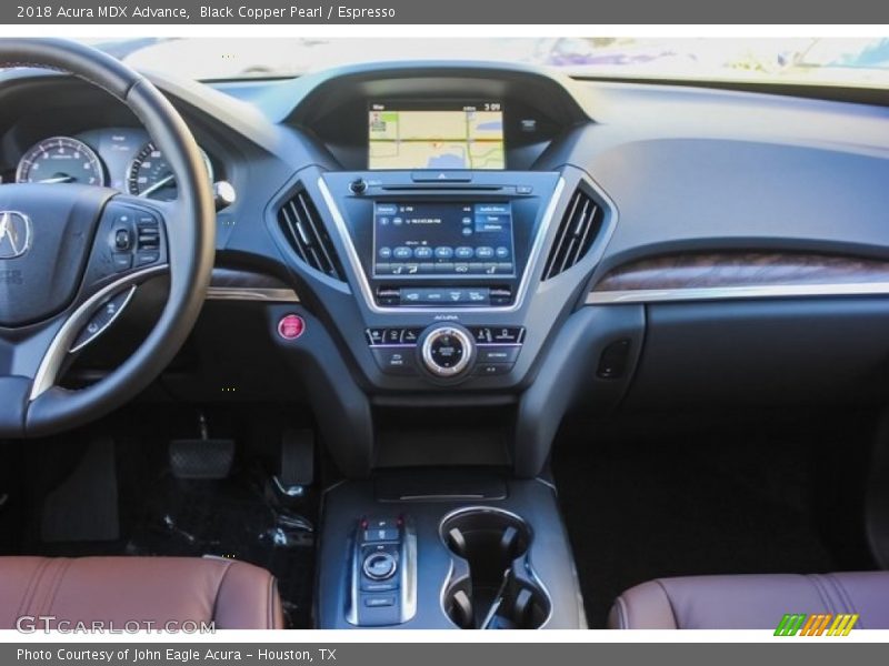 Black Copper Pearl / Espresso 2018 Acura MDX Advance