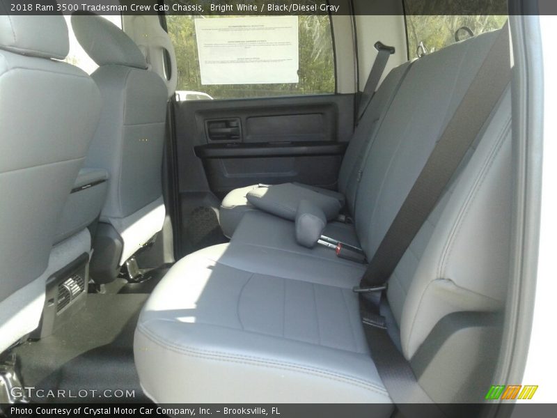 Bright White / Black/Diesel Gray 2018 Ram 3500 Tradesman Crew Cab Chassis