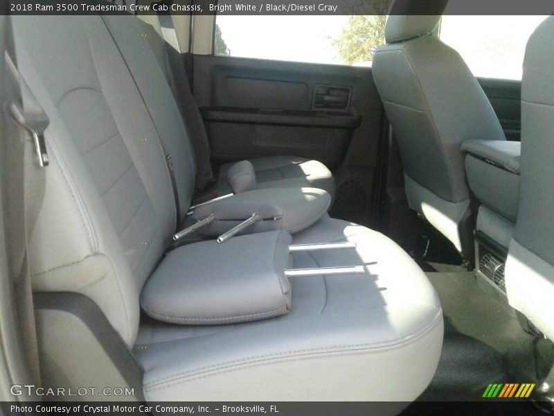 Bright White / Black/Diesel Gray 2018 Ram 3500 Tradesman Crew Cab Chassis
