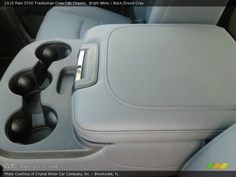 Bright White / Black/Diesel Gray 2018 Ram 3500 Tradesman Crew Cab Chassis