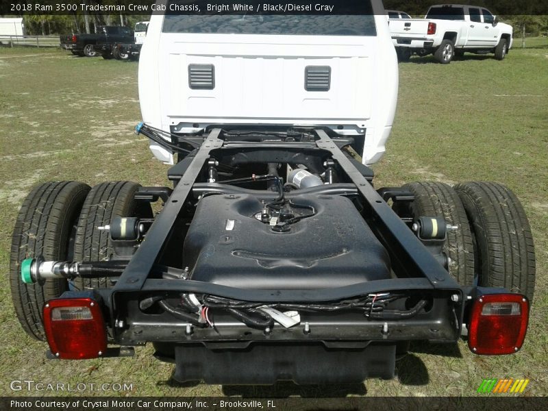 Bright White / Black/Diesel Gray 2018 Ram 3500 Tradesman Crew Cab Chassis