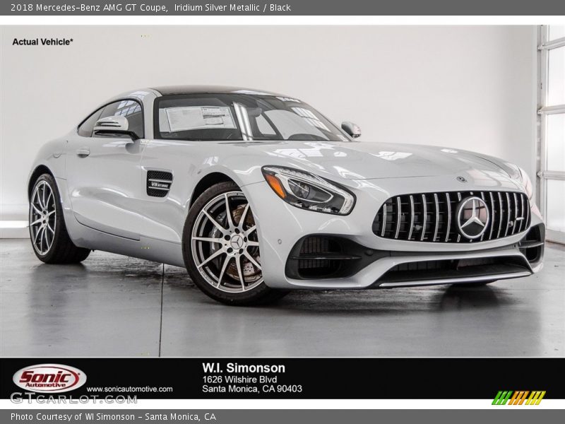 Iridium Silver Metallic / Black 2018 Mercedes-Benz AMG GT Coupe