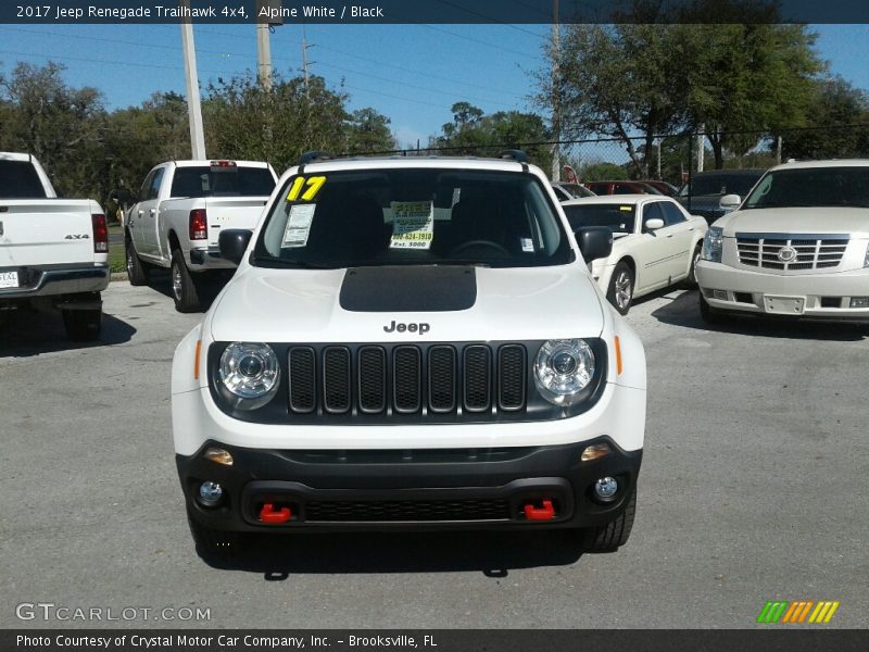 Alpine White / Black 2017 Jeep Renegade Trailhawk 4x4