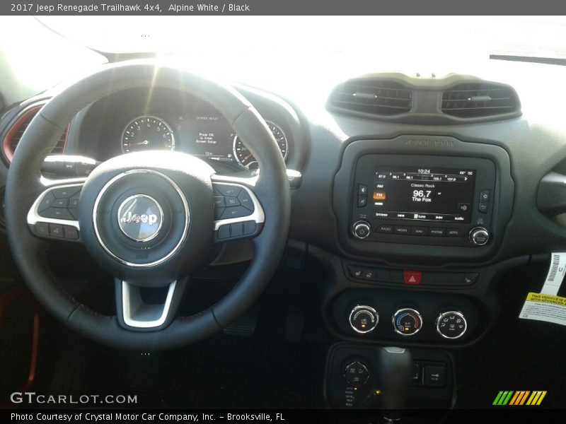 Alpine White / Black 2017 Jeep Renegade Trailhawk 4x4