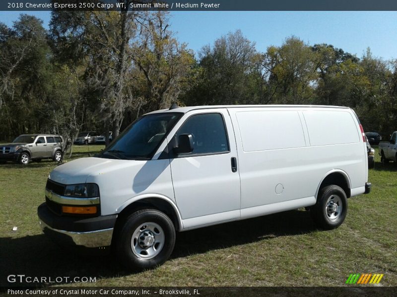 Summit White / Medium Pewter 2018 Chevrolet Express 2500 Cargo WT