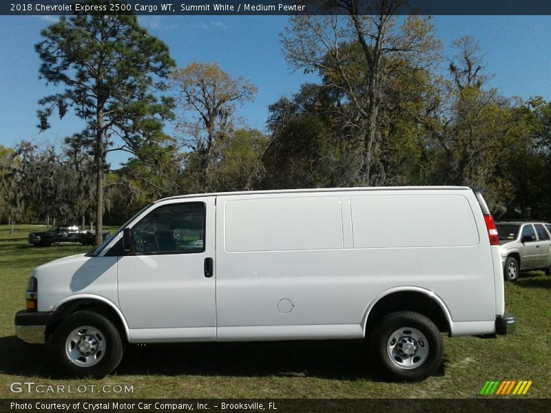 Summit White / Medium Pewter 2018 Chevrolet Express 2500 Cargo WT