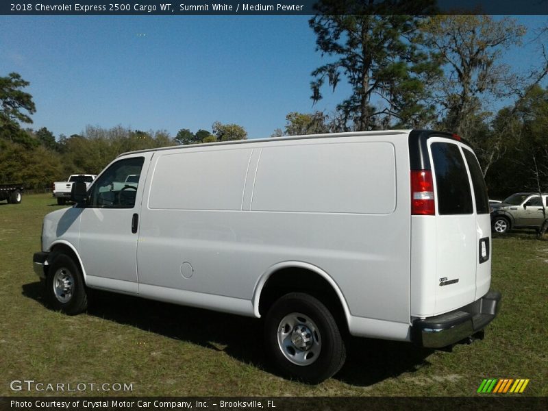 Summit White / Medium Pewter 2018 Chevrolet Express 2500 Cargo WT