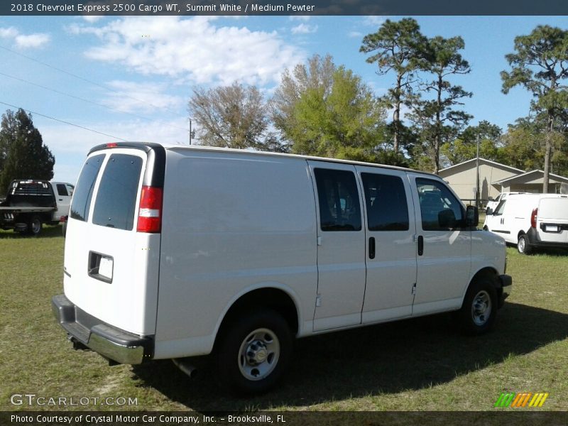 Summit White / Medium Pewter 2018 Chevrolet Express 2500 Cargo WT