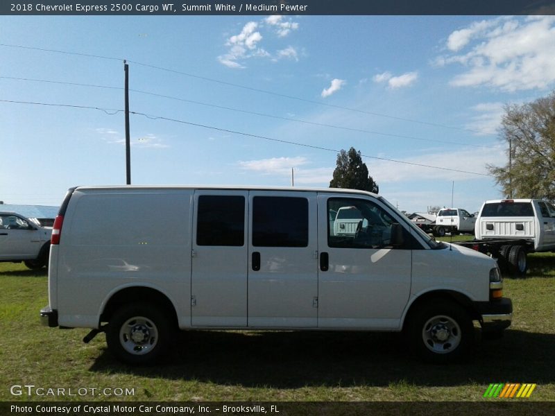Summit White / Medium Pewter 2018 Chevrolet Express 2500 Cargo WT