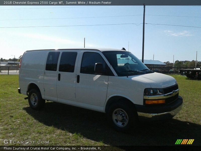Summit White / Medium Pewter 2018 Chevrolet Express 2500 Cargo WT