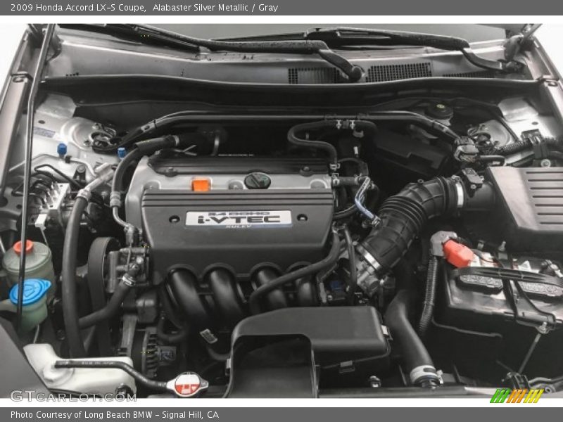 Alabaster Silver Metallic / Gray 2009 Honda Accord LX-S Coupe