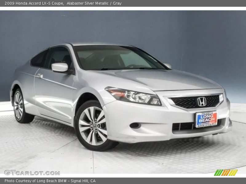 Alabaster Silver Metallic / Gray 2009 Honda Accord LX-S Coupe