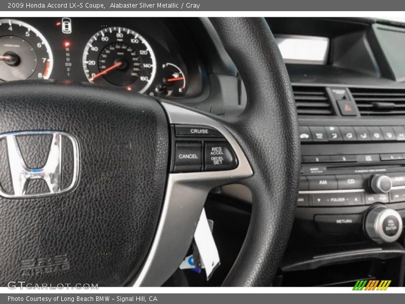 Alabaster Silver Metallic / Gray 2009 Honda Accord LX-S Coupe
