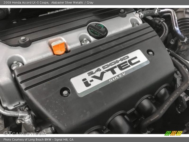 Alabaster Silver Metallic / Gray 2009 Honda Accord LX-S Coupe