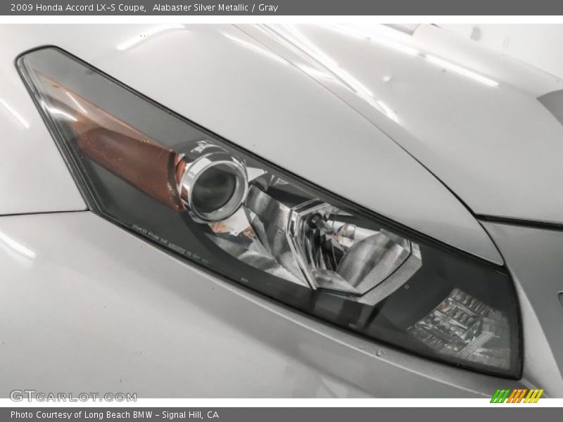 Alabaster Silver Metallic / Gray 2009 Honda Accord LX-S Coupe
