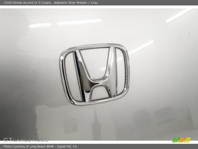 Alabaster Silver Metallic / Gray 2009 Honda Accord LX-S Coupe