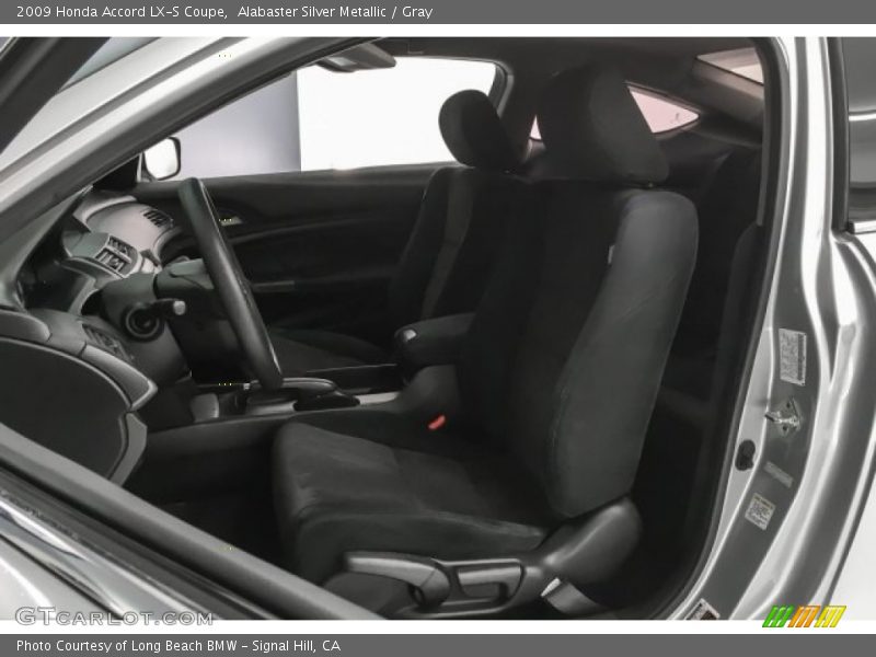 Alabaster Silver Metallic / Gray 2009 Honda Accord LX-S Coupe