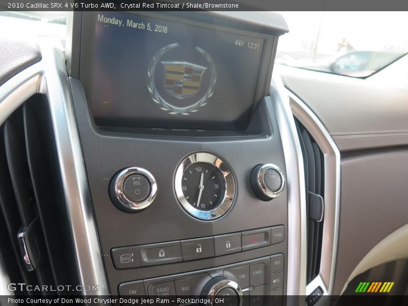 Crystal Red Tintcoat / Shale/Brownstone 2010 Cadillac SRX 4 V6 Turbo AWD