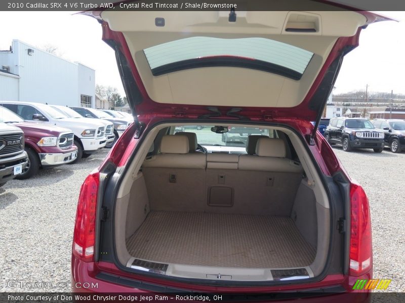 Crystal Red Tintcoat / Shale/Brownstone 2010 Cadillac SRX 4 V6 Turbo AWD