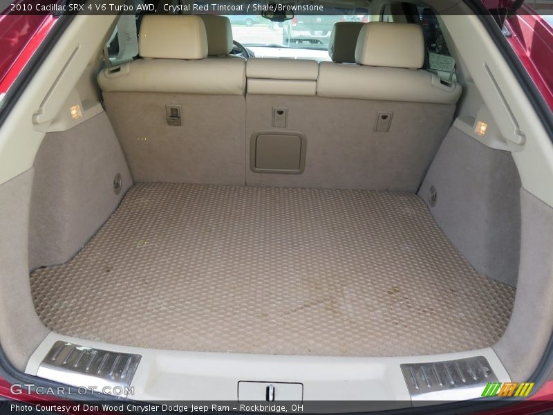 Crystal Red Tintcoat / Shale/Brownstone 2010 Cadillac SRX 4 V6 Turbo AWD