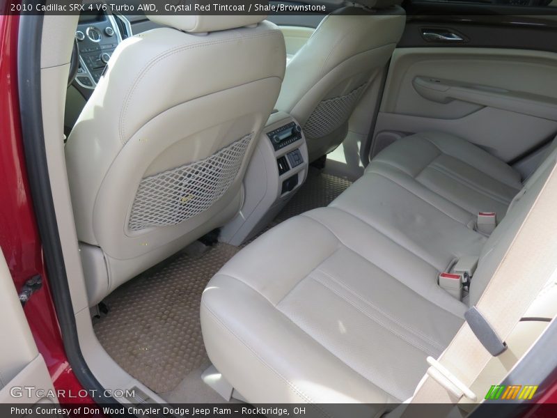 Crystal Red Tintcoat / Shale/Brownstone 2010 Cadillac SRX 4 V6 Turbo AWD