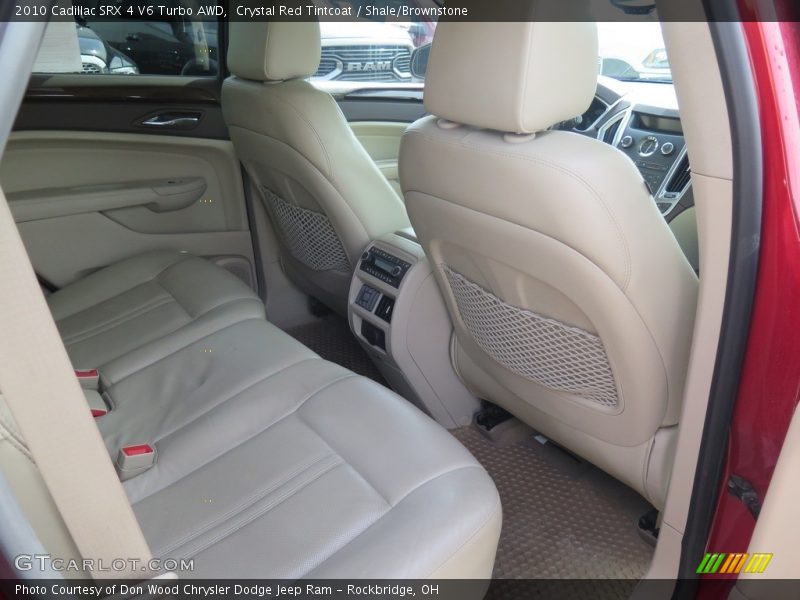 Crystal Red Tintcoat / Shale/Brownstone 2010 Cadillac SRX 4 V6 Turbo AWD
