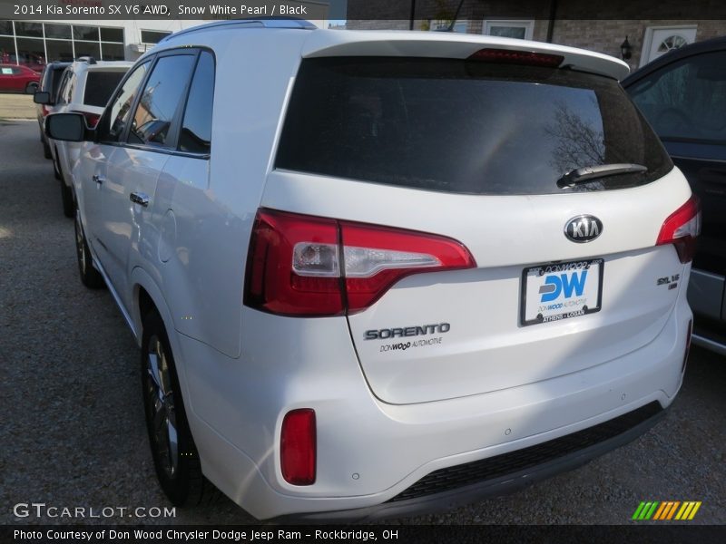 Snow White Pearl / Black 2014 Kia Sorento SX V6 AWD