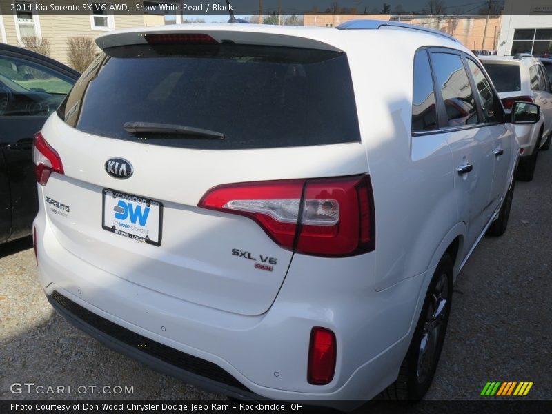 Snow White Pearl / Black 2014 Kia Sorento SX V6 AWD