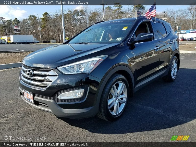 Twilight Black / Saddle 2013 Hyundai Santa Fe Sport 2.0T