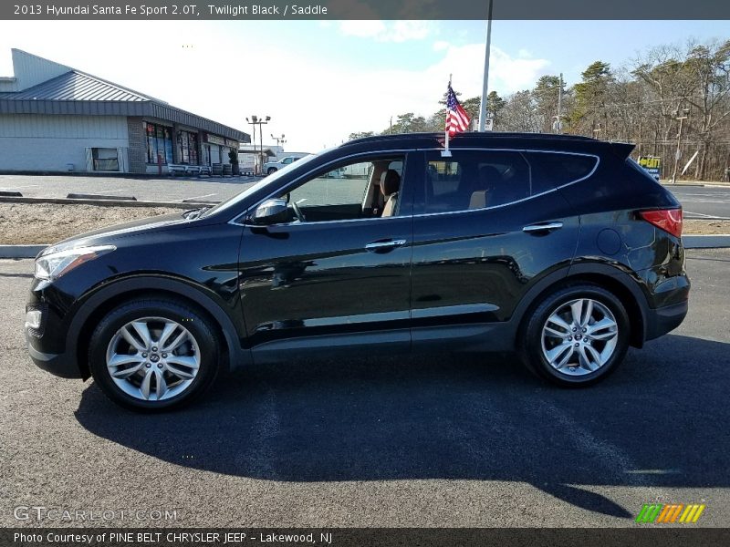 Twilight Black / Saddle 2013 Hyundai Santa Fe Sport 2.0T