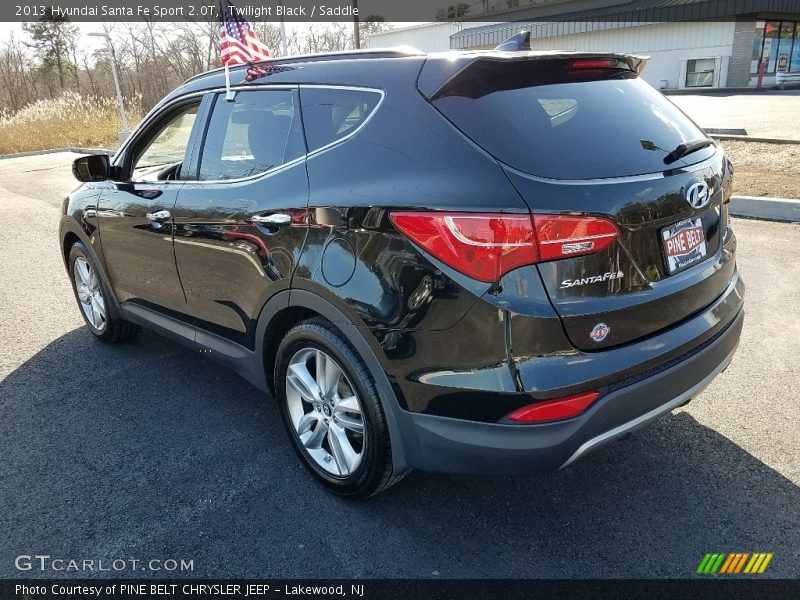 Twilight Black / Saddle 2013 Hyundai Santa Fe Sport 2.0T