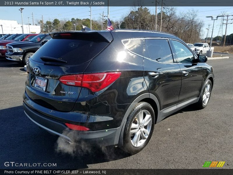 Twilight Black / Saddle 2013 Hyundai Santa Fe Sport 2.0T