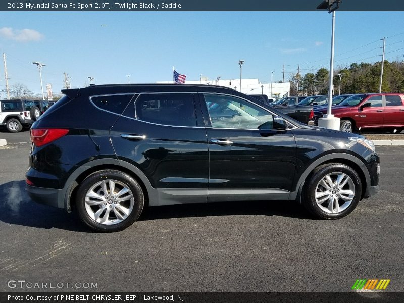 Twilight Black / Saddle 2013 Hyundai Santa Fe Sport 2.0T