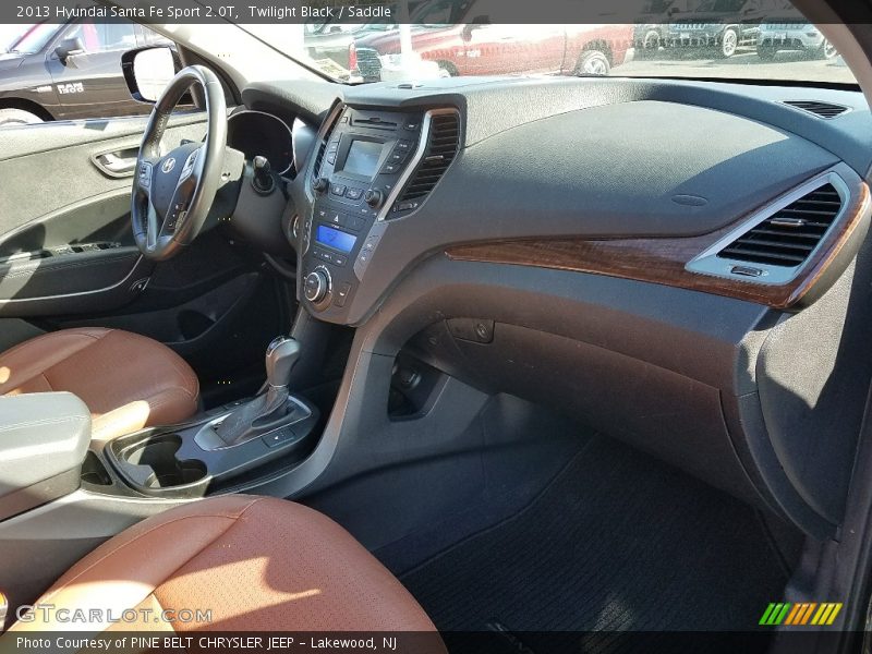 Twilight Black / Saddle 2013 Hyundai Santa Fe Sport 2.0T