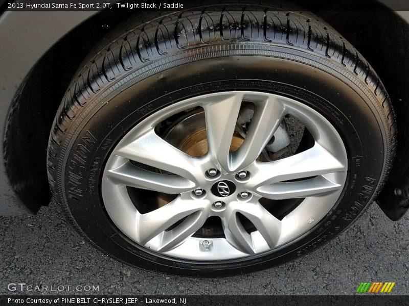 Twilight Black / Saddle 2013 Hyundai Santa Fe Sport 2.0T