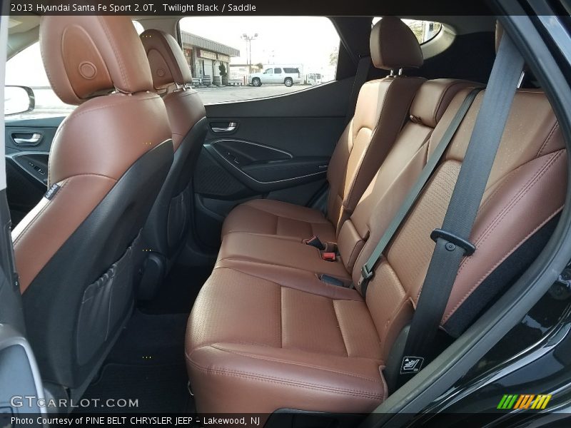 Twilight Black / Saddle 2013 Hyundai Santa Fe Sport 2.0T