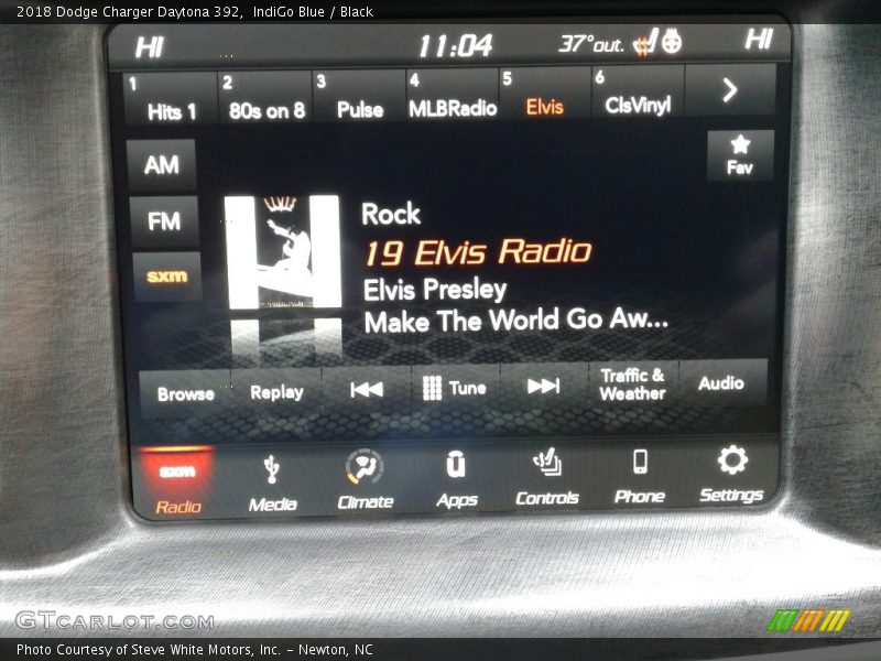 IndiGo Blue / Black 2018 Dodge Charger Daytona 392