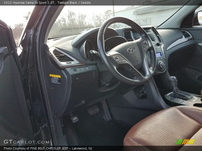 Twilight Black / Saddle 2013 Hyundai Santa Fe Sport 2.0T