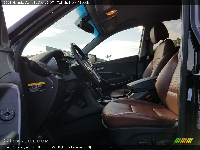 Twilight Black / Saddle 2013 Hyundai Santa Fe Sport 2.0T