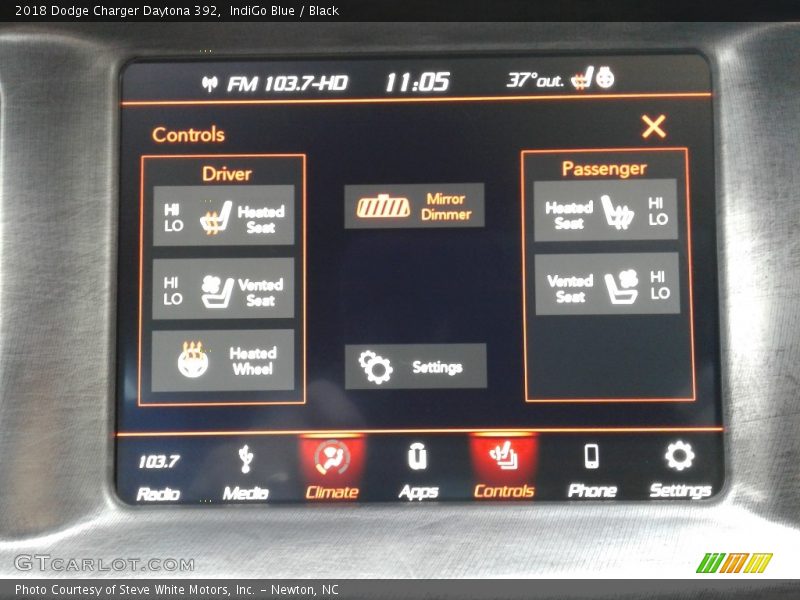 IndiGo Blue / Black 2018 Dodge Charger Daytona 392