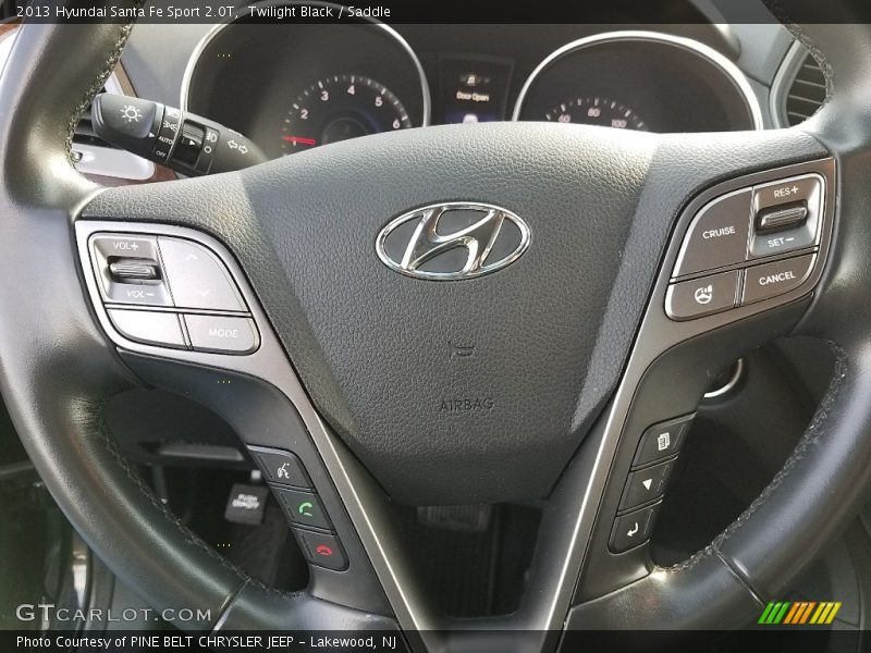 Twilight Black / Saddle 2013 Hyundai Santa Fe Sport 2.0T