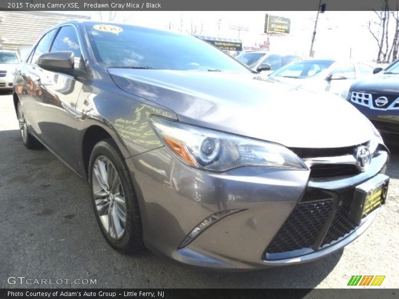 Predawn Gray Mica / Black 2015 Toyota Camry XSE
