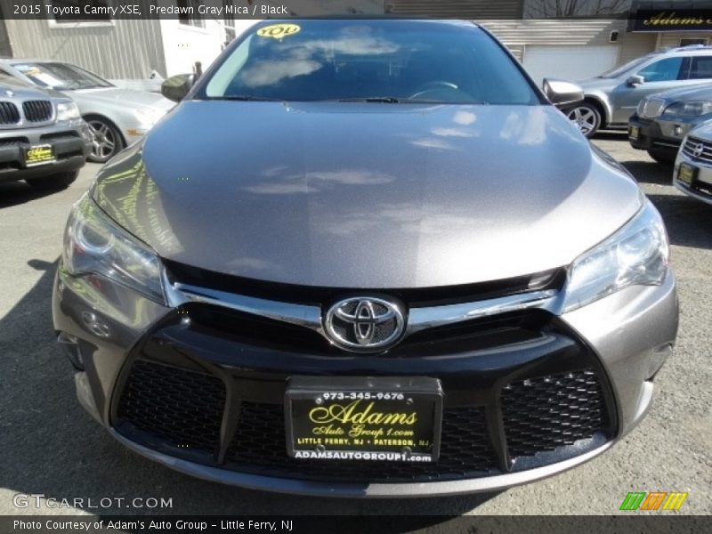 Predawn Gray Mica / Black 2015 Toyota Camry XSE