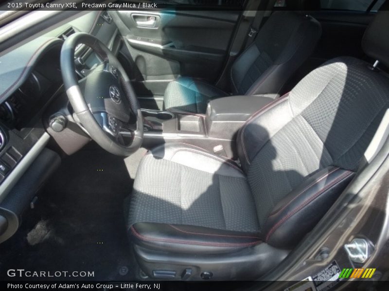 Predawn Gray Mica / Black 2015 Toyota Camry XSE