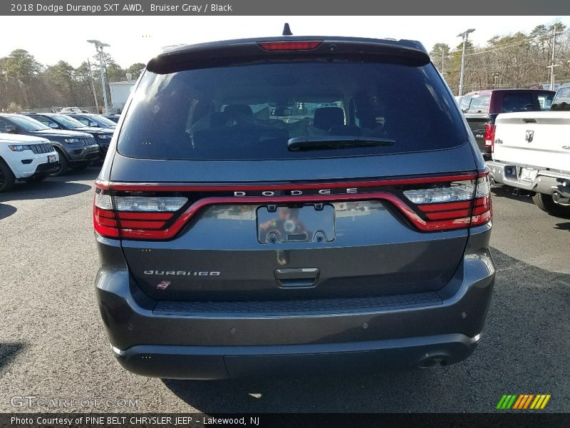 Bruiser Gray / Black 2018 Dodge Durango SXT AWD