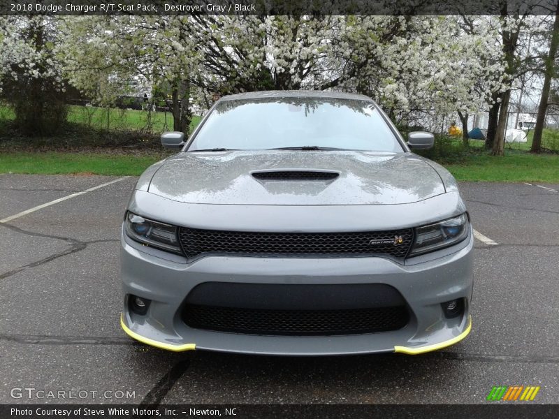 Destroyer Gray / Black 2018 Dodge Charger R/T Scat Pack