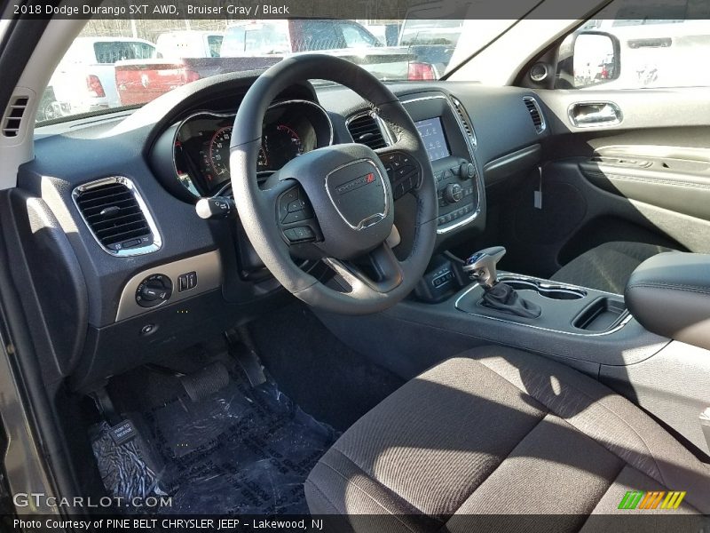 Bruiser Gray / Black 2018 Dodge Durango SXT AWD