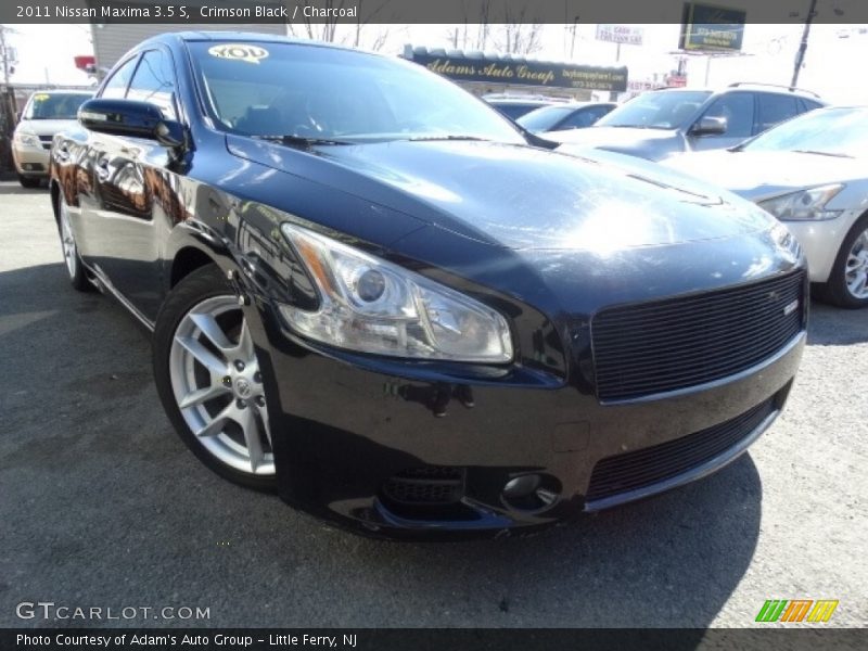 Crimson Black / Charcoal 2011 Nissan Maxima 3.5 S