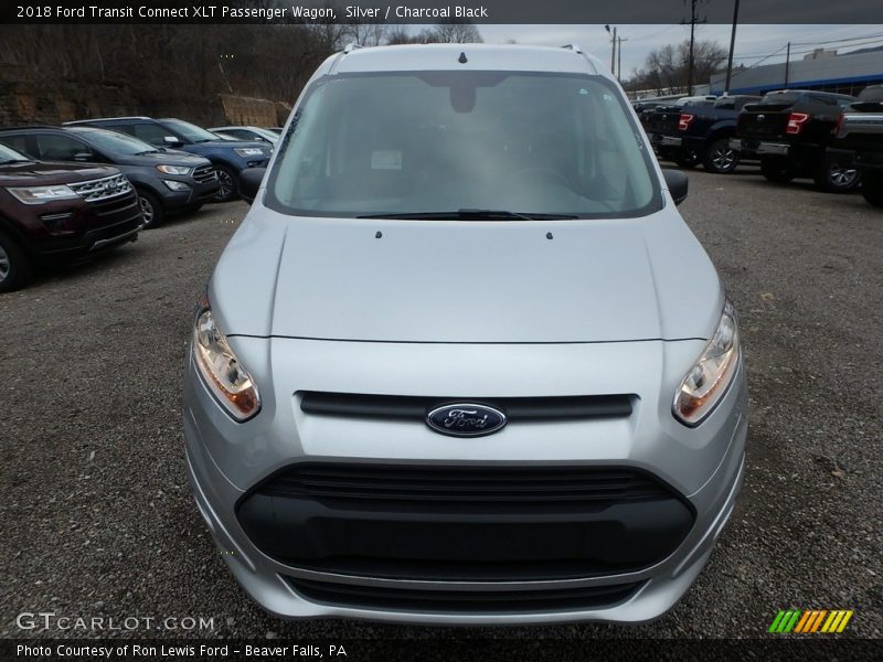 Silver / Charcoal Black 2018 Ford Transit Connect XLT Passenger Wagon