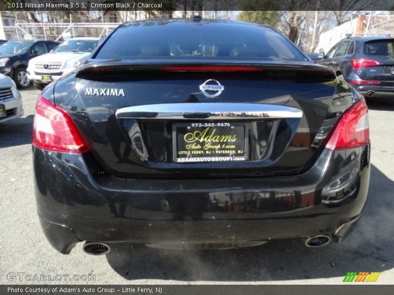 Crimson Black / Charcoal 2011 Nissan Maxima 3.5 S